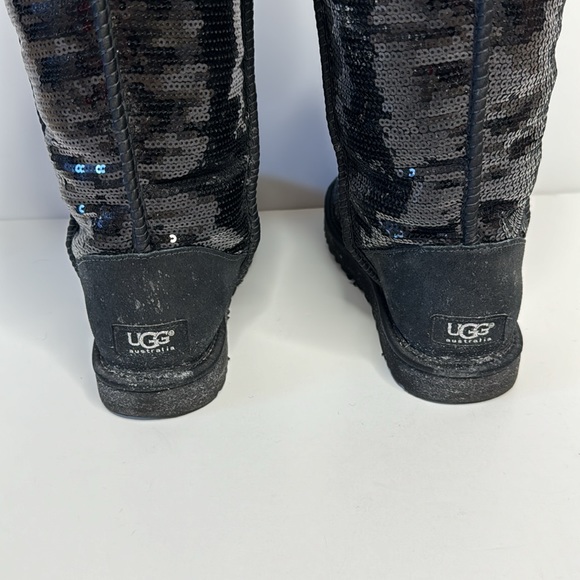 Ugg over the knee Bailey Buttons sequin sparkles boots - Picture 7 of 14